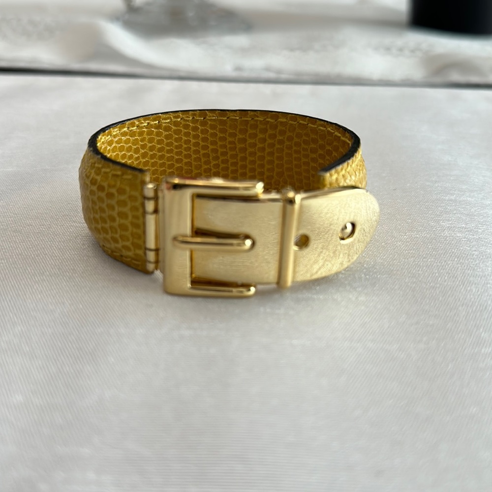 Gold Buckle Gucci Bracelet
